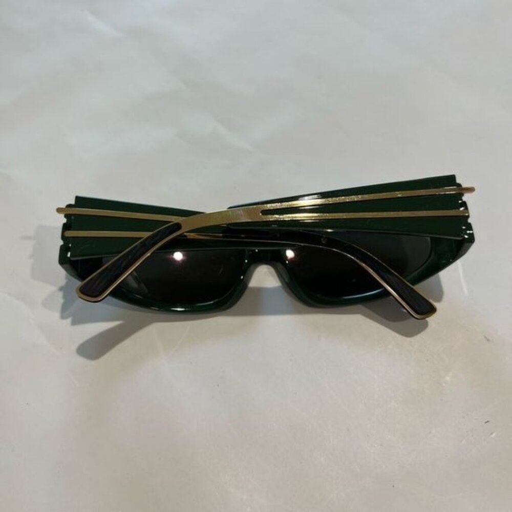 Adam Selman X Le Specs The Edge In Army Green/Gold - image 8